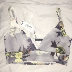 Floral crop top